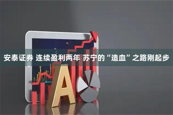 安泰证券 连续盈利两年 苏宁的“造血”之路刚起步